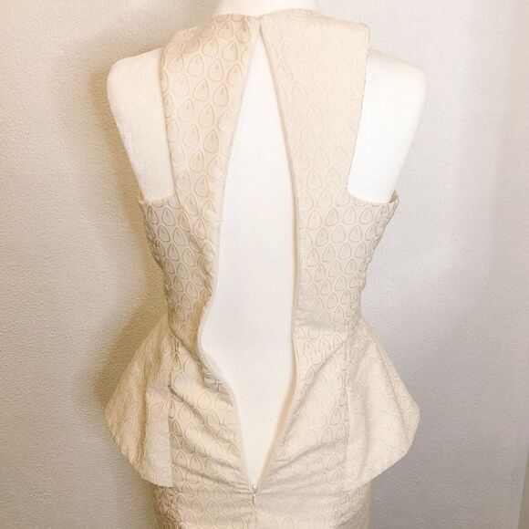 Keepsake the Label Friend Crush Jacquard Peplum Mini Dress - Picture 9 of 14